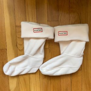 Short hunter rain boot fleece liners